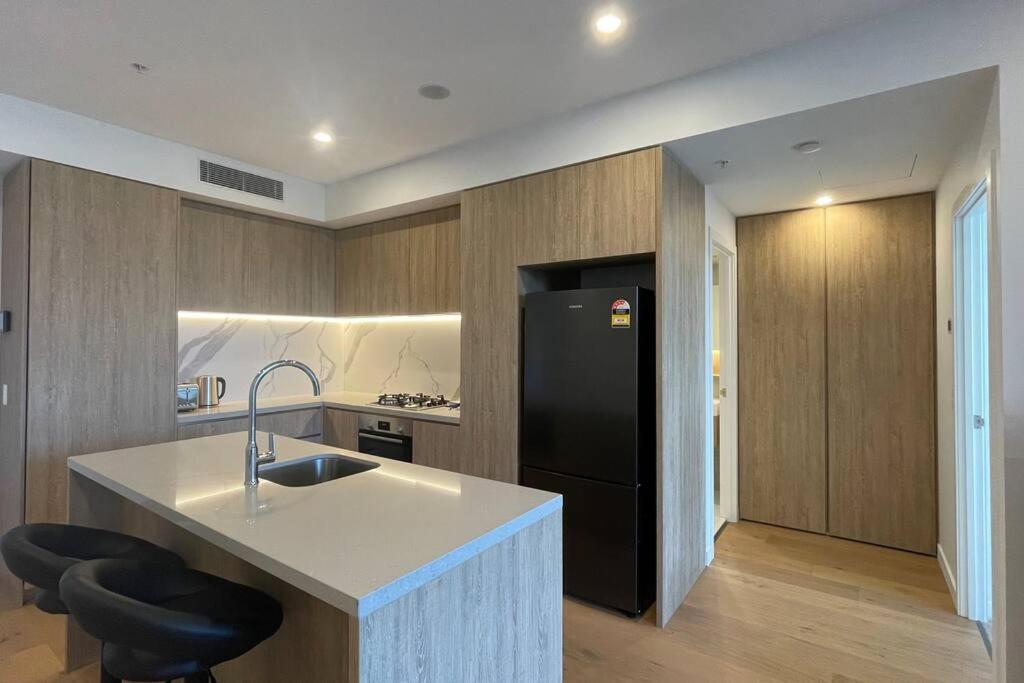 New Impressive 180° River View 1 Bed Apt With Pool 47F Daire Gold Coast Dış mekan fotoğraf